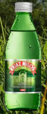 Вода минеральная Knjaz Milos газированная