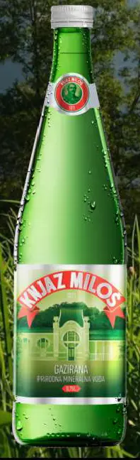 Вода минеральная Knjaz Milos газированная